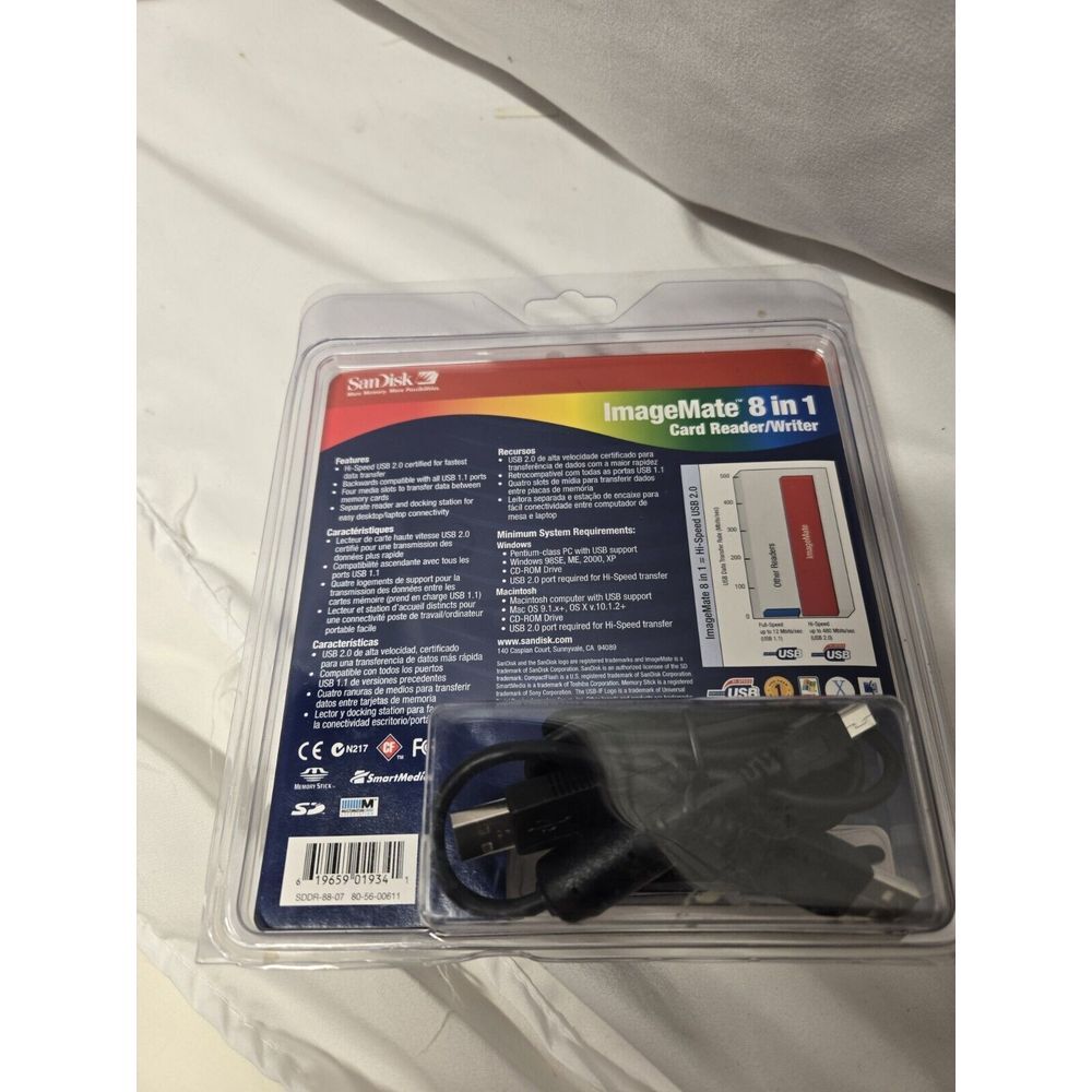 SanDisk Imagemate  6‎ In 1 Card Reader And Writer Hi Speed Usb New - Picture 4 of 4
